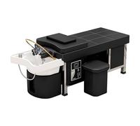 Professional Salon Shampoo Bed Ceramic Shampoo Bowl Head Spa Equipment with Constant Warm Water Circulation Fumigation Thai Massage Beauty Bed