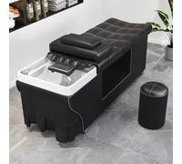 Professional Salon Shampoo Bed, Multifunctional Head Therapy Water Massage Bed with Water Circulation, Fumigation & Thai Massage Features
