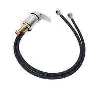 Professional Salon Shampoo Bowl Mixer Tap with Sprayer Handheld Shower Head Hose Pure Copper Spout Thai Ceramic Basin Salon Accessories for Hairdresser Wash Basins and Salon Chairs