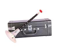 Professional Sandalwood D Key Suona Set Performance Grade Suona Suona Wind Instrument (Color : Silver)