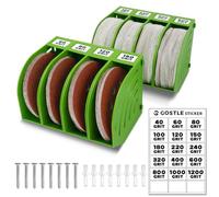 Professional Sanding Discs Tool Storage Boxes Set - Efficient Organization, Offset Snap-On Connection, Grit Classification, Space-Saving Design, Versatile Application - 8 Boxes