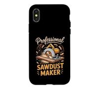 Professional Sawdust Maker Carpenter Woodworking Craftsman Case for iPhone X/XS