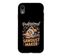 Professional Sawdust Maker Carpenter Woodworking Craftsman Case for iPhone XR