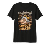 Professional Sawdust Maker Carpenter Woodworking Craftsman Premium T-Shirt
