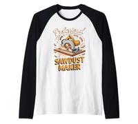 Professional Sawdust Maker Carpenter Woodworking Craftsman Raglan Baseball Tee