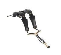 Professional Sax Leather Double Shoulder Neck Strap Adjustable Harness For Alto/Soprano/Tenor Sax Instrument Accessory