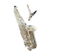 Professional Saxophone Alto Saxophone Eb Sax Silvering E-Flat Music Instruments Saxofone With Case
