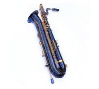 Professional Saxophone Baritone Saxophone Brass Tube Unique Black Nickel Plated Surface Sax Instrument With Case Mouthpiece