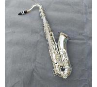 Professional Saxophone Bb Professional Tenor Saxophone Professional-grade Tone SILVERING SAX Jazz Instrument(Bag A)
