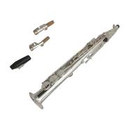 Professional Saxophone Bb Treble Saxophone Silver Plated Brass Professional Woodwind Instrument With Case Musical Instrument Accessories