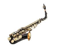 Professional Saxophone Black Lacquered E-flat Sax Beginner Student Brass Alto Saxophone With Mouthpiece Carrying Case