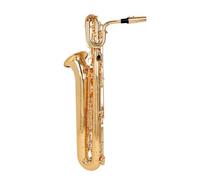Professional Saxophone E-flat Baritone Saxophone Engraving Body | Excellent tone quality,highly responsive keys,and accurate sound.(Gold)