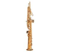Professional Saxophone Instrument For Beginners Alto Saxophone Straight Pipe Professional Playing B Flat Adult(Gold)