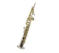 Professional Saxophone Instrument For Beginners B Flat Soprano Saxophone Instrument With Silver Surface And Gold Solid