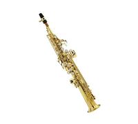 Professional Saxophone Instrument For Beginners E Flat Straight Tube Soprano Bell Mouth Lacquered Brass Saxophone