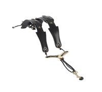 Professional Saxophone Leather Double Shoulder Neck Strap Adjustable Harness For Sax Instrument Accessories