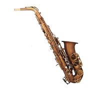Professional Saxophone Professinal Coffee Gold Matt Surface Eb Tone Brass Saxophone Instrument With Accessories