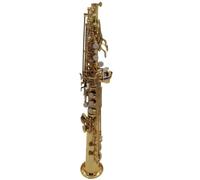 Professional Saxophone Professional Treble Saxophone Jazz Instrument Split Tube Body Brass Gold-plated Professional Tone Saxo Treble(Bag B)