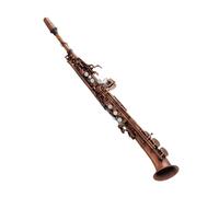 Professional Saxophone Red Antique Brass Treble F G With Carving Beginner Saxophone