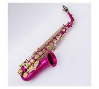 Professional Saxophone Rose Red E Flat Alto Saxophone Playing Typle Sax Musical Instruments With Mouthpiece And Case
