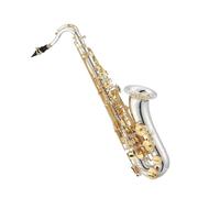 Professional Saxophone Silver Plated Body B Flat Tenor Saxophone Professional Instrument With Case Accessories