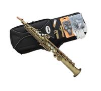 Professional Saxophone Straight Saxophone Matte Antique Bb High F G