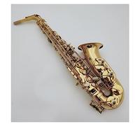 Professional Saxophone Student Alto Saxophone Eb Tune Brass Gold Lacquer Saxophone Instrument With Case Accessories