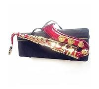 Professional Saxophone Tenor Saxophone B Flat Sax Instrument Rose Red Brass Body Gold Keys Professional Sax With Case