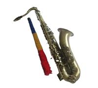 Professional Saxophone Tenor Saxophone Musical Instrument Brass Antique Copper Surface Bb Flat Tone Sax With Case