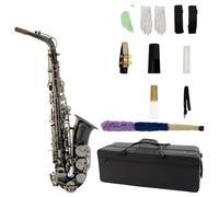 Professional Saxophones Nickel Plated Saxophone Alto E Flat Major Beginner Instrument
