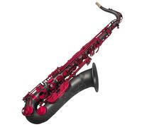 Professional Saxophones Professional Matte Black Tenor Saxophone With Red Painted Keys Bb Key And Treble F