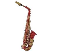 Professional Saxophones Red Body Gold Lacquer Keys Alto Saxophone