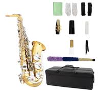 Professional Saxophones Saxophone Alto E Flat Gold Nickel Keys Large Sideguard Beginner Performance Examination