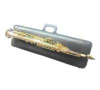 Professional Saxophones Soprano Saxophone Nickel Silver Material Straight Tube B Flat Key Instrument With Hard Case