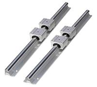 Professional SBR16/12/20mm Rail Length 250-1500mm Linear Guides Shaft Support + 4pcs SBR16UU Bearing Blocks for CNC Part(Sbr12uu,1100mm)