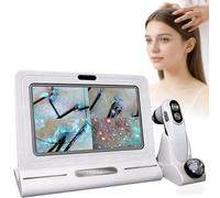 Professional Scalp Detector Hair Follicle Camera 11 Inch Display with Built-in Memory No Phone/App Required 50X/200X Zoom