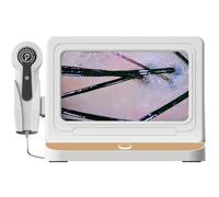 Professional Scalp & Skin Analyzer with 50X/200X Dual Probes | High-Definition Optical Imaging Detector for Salon & Spa