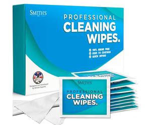 Professional Screen Wipes by Smith’s® | 120 Pack | 14 x 14cm | Perfect Cleaning Wipes for 17” Monitors, Laptops, iPads, Mobile Phones, 17” LCD TVs, Tablets, PCs, Keyboards & More!