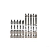 Professional Screwdriver Bit Set 10pcs PH2 Cross Head Bits 1/4 Hex Shank High Performance Steel for Power Tools DIY Projects 50mm+75mm(50mm+75mm)