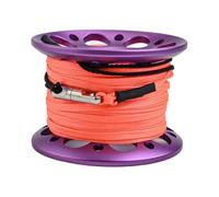 Professional Scuba Diving Reel with Materials and Comfortable Grip for Seamless Use (15m Purple)
