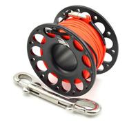 Professional Scuba Diving Reel with Materials and Comfortable Grip for Seamless Use (30m Black)