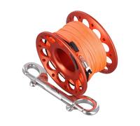 Professional Scuba Diving Reel with Materials and Comfortable Grip for Seamless Use (30m Orange red)