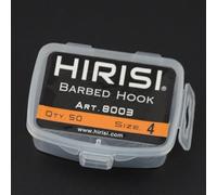 Professional Series 50pcs Carp Hooks, Barbed Curve Shank Hooks for Reliable Rigs and Performance (4#)