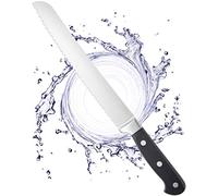 Professional Serrated Bread Kitchen Knife - 20cm/8” Full Tang Blade Forged from Taper Ground Stainless Steel, Traditional Triple Rivet. Sharper for Longer. Harrow Set by Taylors Eye Witness