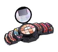 Professional Set - 110 Color Full Kit, Travel Cosmetic Palette | Compact High Pigment Lip Gloss Eyeshadow Blush Mirror, Portable Kit for Girls, Suitable for Daily Wear, Parties