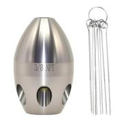 Professional Sewer Jetter for Pressure Washer - 3/8" NPT Nozzle with Clean Needle | Compatible with Drain Cleaning, Pipe Jetting & Sewer Maintenance