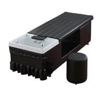Professional Shampoo Bed, Beauty Hairdressing Massage Physiotherapy Bed, Full Lying Thai Flushing Bed for Barber Shop Beauty Salon Spa Use