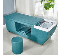 Professional Shampoo Bed, Full Lying Thai Massage Beauty Physiotherapy Bed, Dedicated Flushing Bed for Hairdressing Salon Barber Shop Spa Commercial Use