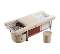 Professional Shampoo Massage Bed, Electric Backrest Lift, Head Spa Water Circulation Bed with Pedicure Function for Beauty Salon