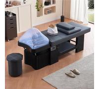 Professional Shampoo Massage Bed, Head Spa Fumigation Bed with Water Circulation, Smart Beauty Bed for Beauty Salon